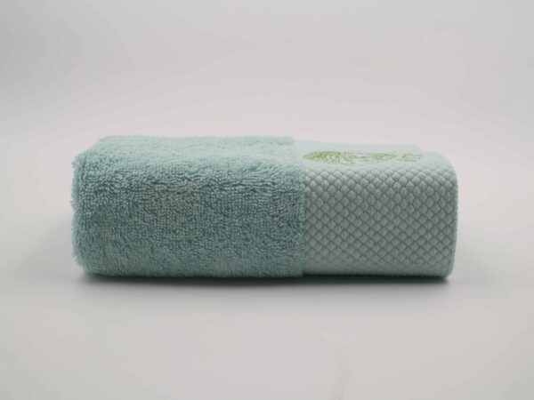 Green checkered scarf - square scarf