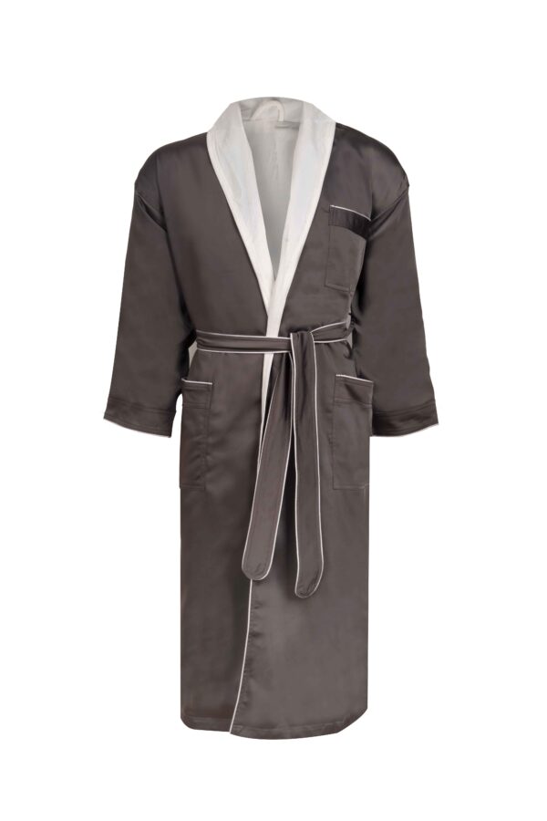 Brown Shawl Collar Bathrobe (CNFIBO) – Rich & Refined Comfort!
