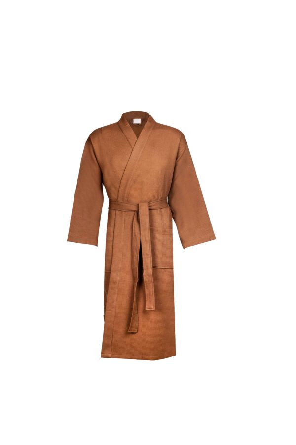 Orange Waffle Kimono (CNFIBO) – Lightweight & Stylish!