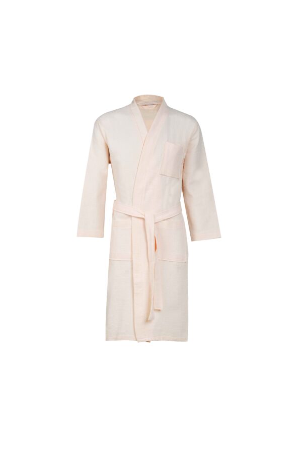 Orange Waffle Kimono (CNFIBO) – Lightweight & Stylish!