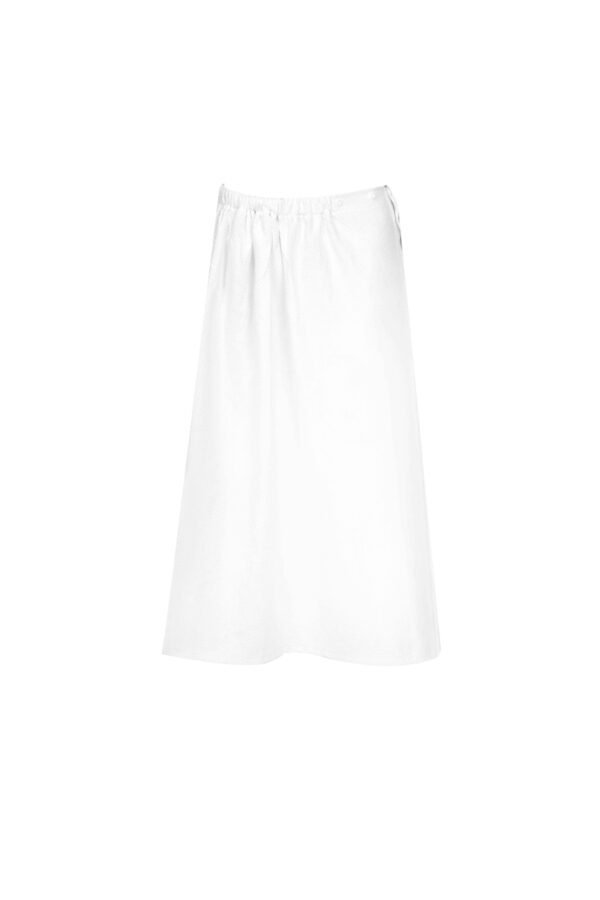White Waffle Bath Skirt (CNFIBO) – Lightweight & Absorbent!