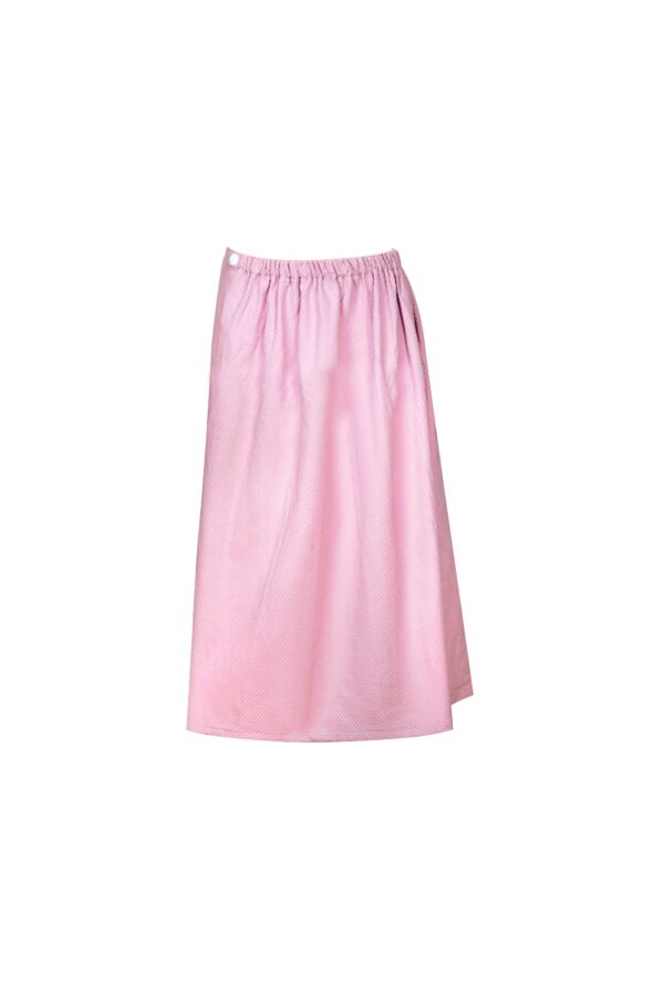 Pink Waffle Bath Skirt (CNFIBO) – Lightweight & Absorbent!
